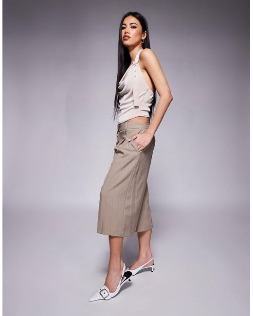 River Island Purple Tailored Shorts