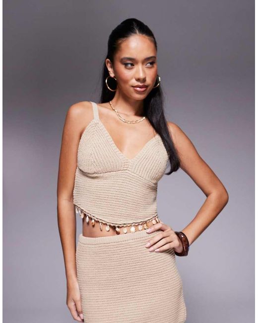 Top di ASOS in Natural