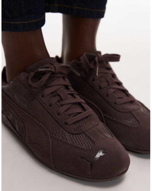 PUMA Black Speedcat Python Trainers