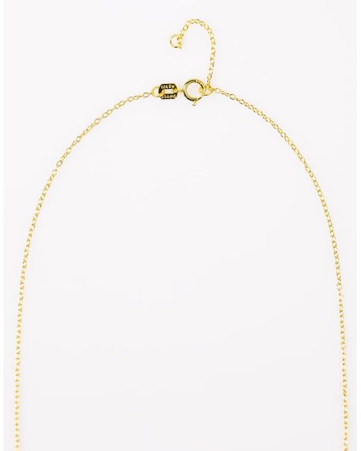 Lovisa White Plated Sterling Cubic Zirconia Round Cross Chain Necklace