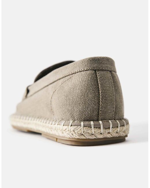 Espadrilles en jute Pull&Bear pour homme en coloris Brown
