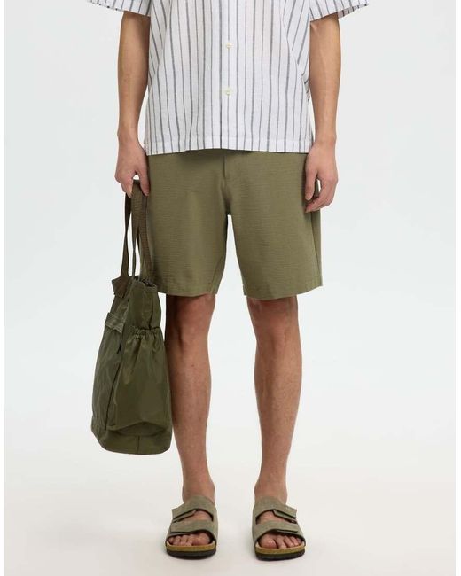SELECTED Green Shorts for men
