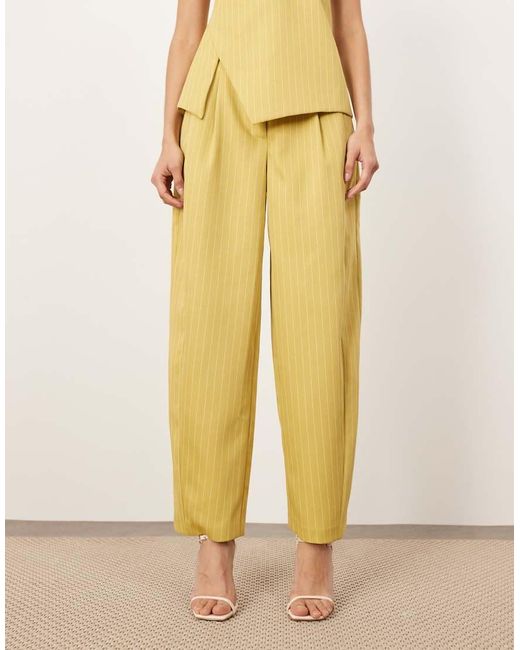 ARRANGE Metallic Tailored Barrel Trouser Co Ord