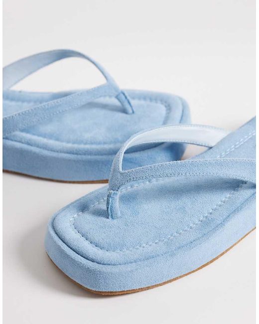 SIMMI Blue Simmi London Kimmie Flatform Sandals