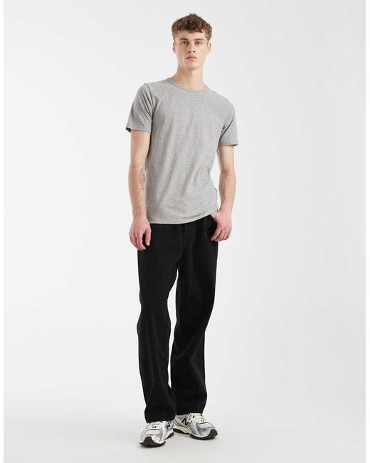 Jack & Jones Gray Short Sleeve Slim Fit T-shirt for men