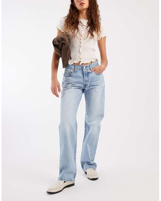 Vaqueros De Corte Recto Estilo Años 90 501 De Levi's de color Blue