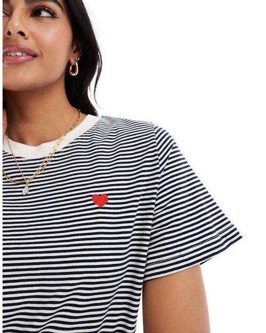 Jdy Blue Boxy Fit T-shirt