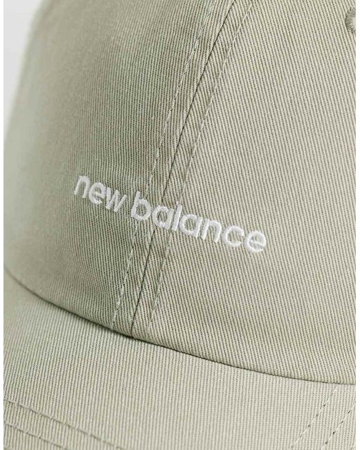 New Balance Natural 6 Panel Linear Logo Cap