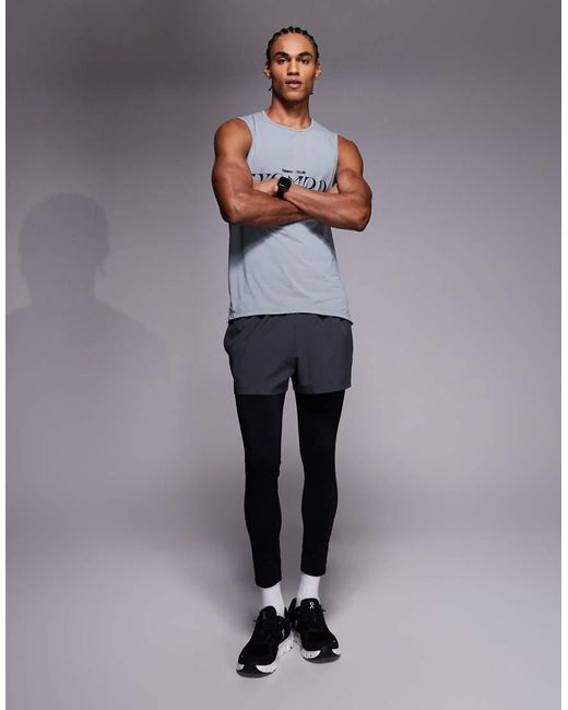 Active Base Layer di 4505 in Gray da Uomo