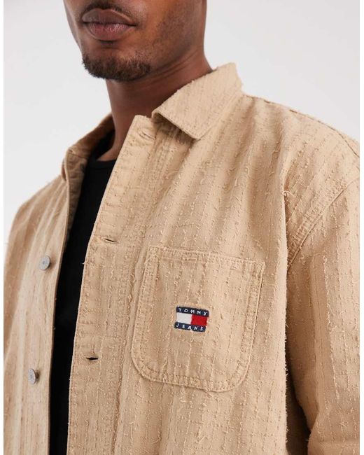 Tommy Hilfiger Natural Punch Needle Overshirt for men