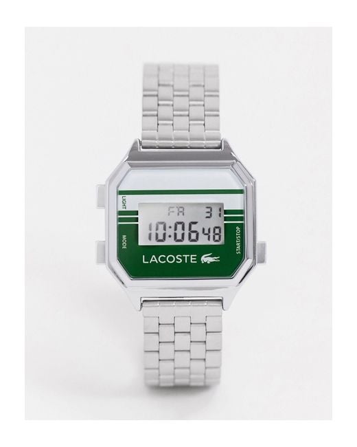 Montre digitale unisexe - é Lacoste en coloris Metallic
