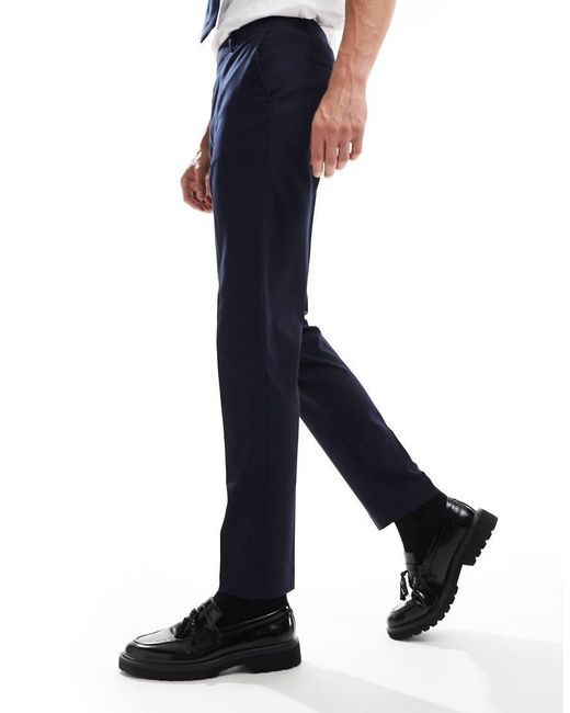 ASOS Blue Slim Smart Trouser for men