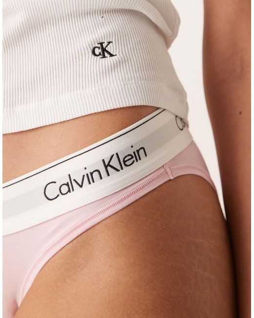 Calvin Klein White Modern Cotton Bikini Brief