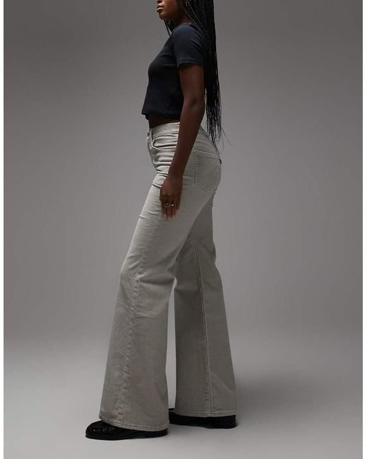 Vaqueros De Campana De Talle Muy Alto Ribcage Bell De Levi's de color Gray