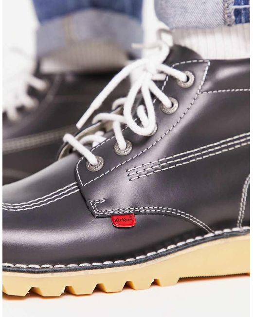 Kickers Blue Kick Hi Boots for men