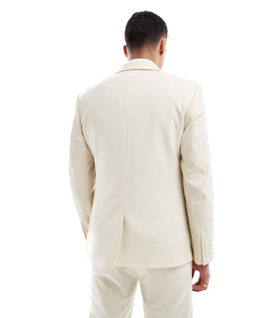 ASOS White Slim Suit Jacket for men