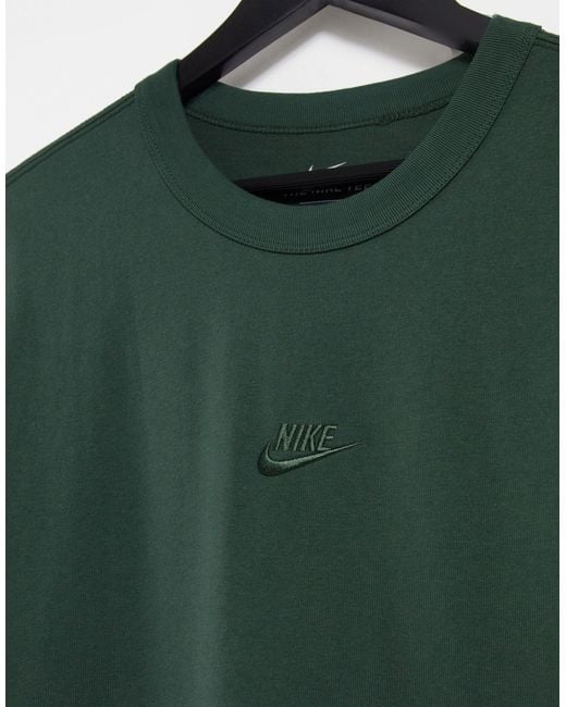 Nike Premium Essentials Oversized T-shirt in Green for Men | Lyst