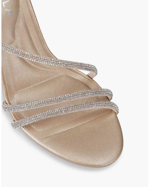 Carvela Kurt Geiger White Spiral 80 Heeled Sandals