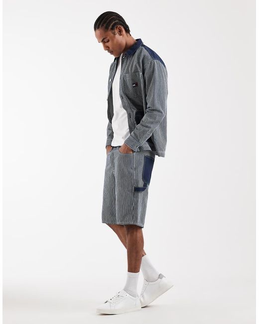 Tommy Hilfiger Blue Denim Shorts for men