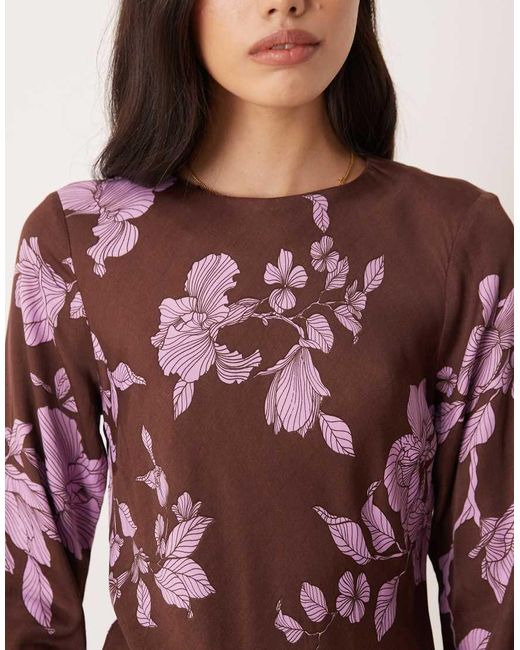 Nobody's Child Pink Shiloh Long Sleeve Midaxi Dress
