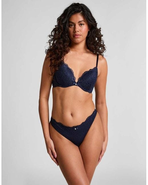 Hunkemöller Blue Marine Padded Push-Up Underwired Bra