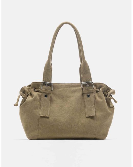 Cabas à boucle - marron Pull&Bear en coloris Natural