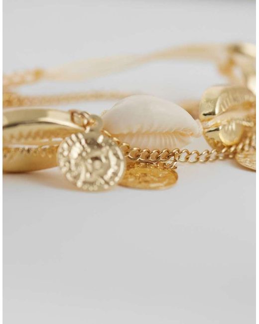 ONLY Natural 2-pack Summer Charms Bracelet