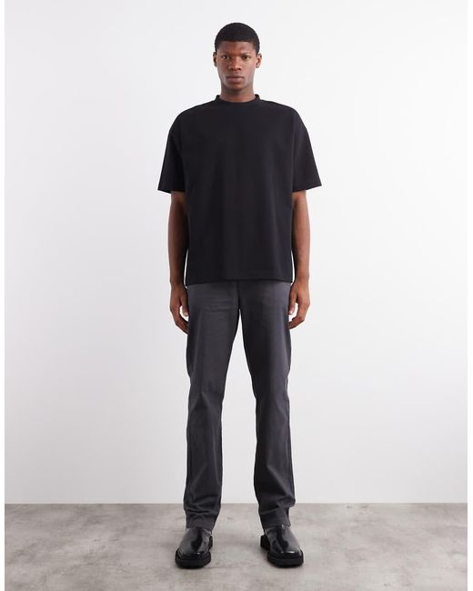 ASOS Black Heavyweight Oversized T-shirt for men