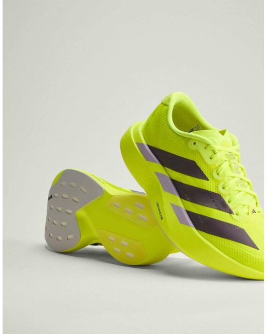 Adidas Originals Yellow Adizero Evo Sl Running Shoes