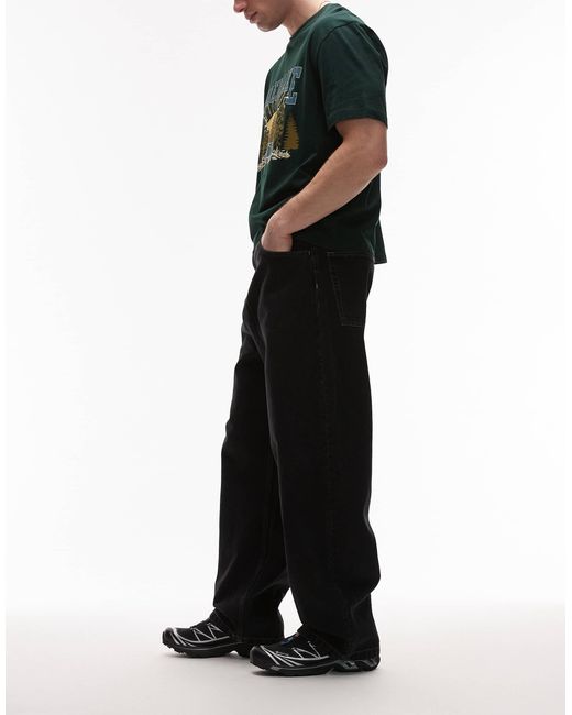 Carhartt – brandon – lockere jeans in Black für Herren