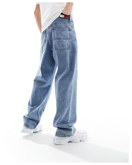 Tommy Hilfiger Orange Aiden baggy Jeans for men