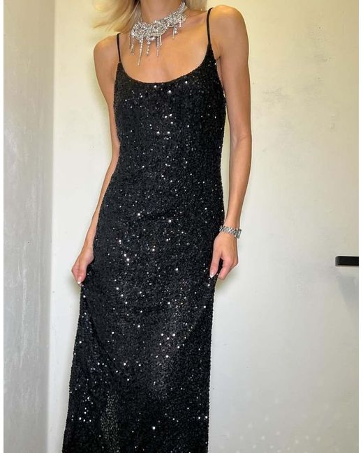 Glamorous Natural Strappy Bodycon Midaxi-Dress