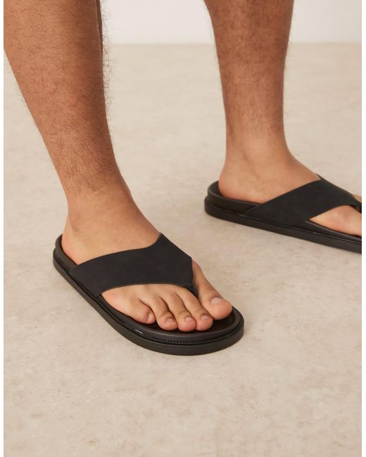 Tongs classiques ASOS pour homme en coloris Natural