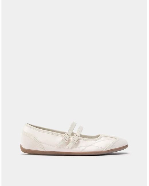 Pull&Bear Natural Sports Ballet Flats