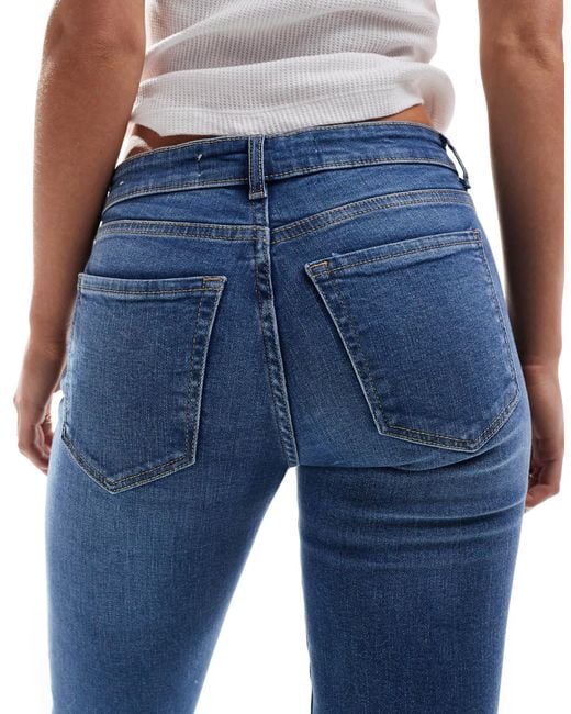 Bershka Petite High Waisted Flared Jeans