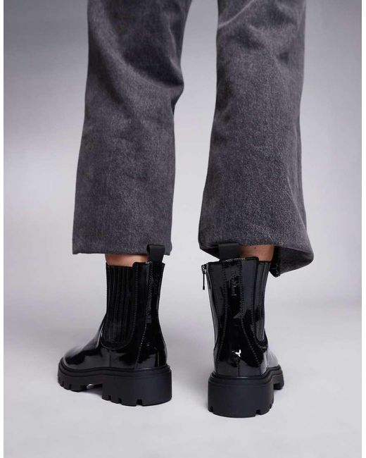 River Island Black Chelsea Boot