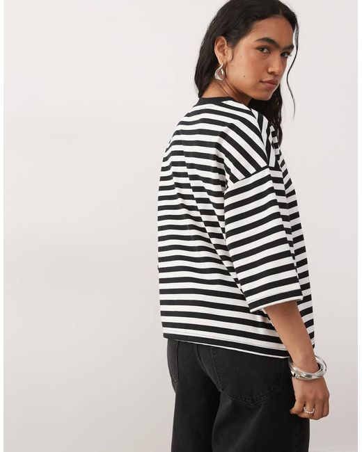 Noisy May White Boxy Tee