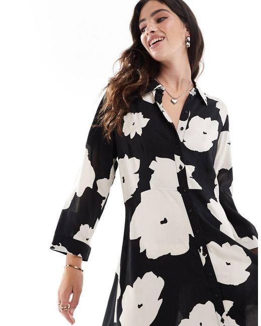 Y.A.S White Maxi Shirt Dress