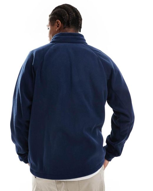 Columbia Blue Mid-Season Layering Full-Zip Fleece Jacket for men