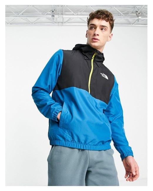 The North Face Training Mountain Athletics Wind Anorak Jacket in Blue