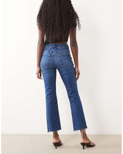 GOOD AMERICAN Blue Soft Tech Good Legs Straight Leg Jeans