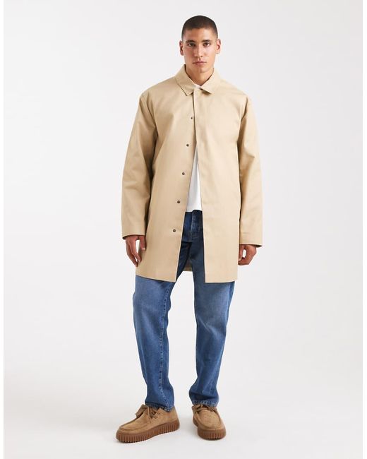 ASOS Jas in het Natural voor heren
