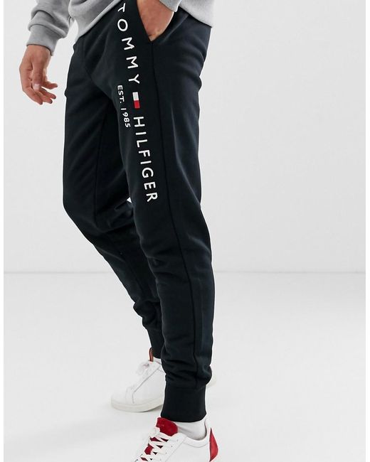 Leg Embroidered Logo Cuffed joggers 