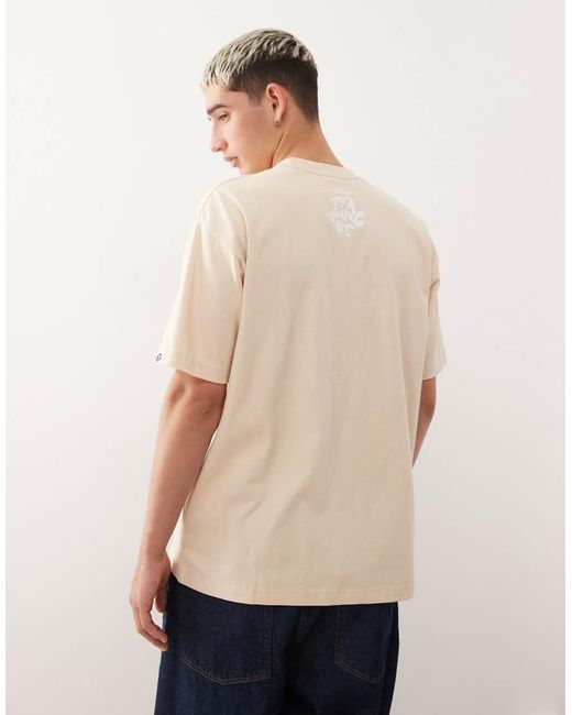 Aape By A Bathing Ape Natural Aape By A Bathing Ape Boxy Oversized T-shirt for men