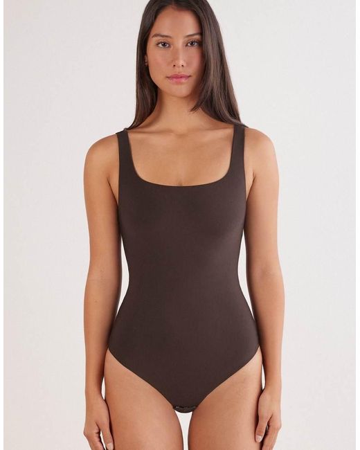 Intimissimi Brown Superior Comfort Bodysuit