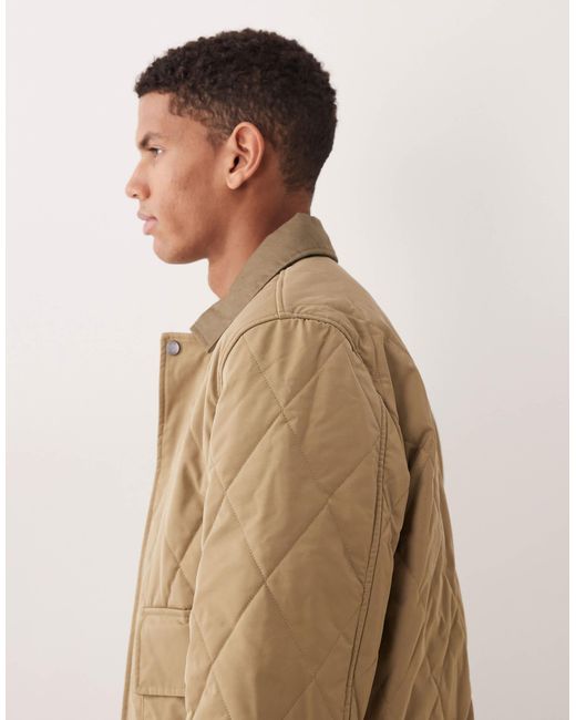 Bomber matelassé - beige Mango pour homme en coloris Natural