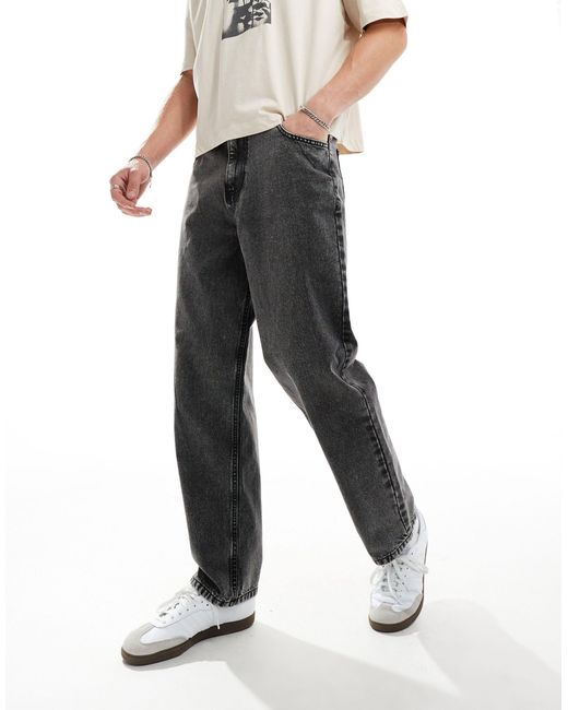 Reclaimed (vintage) Black – locker geschnittene unisex-jeans
