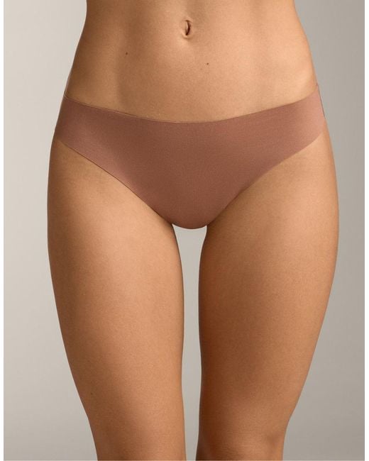 Oysho White 5 Polyamide Blend Invisible Thongs