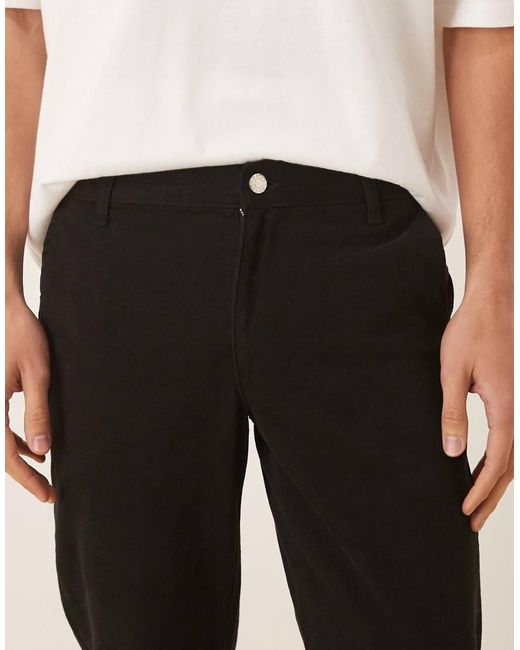 ASOS Natural Tapered Trousers for men