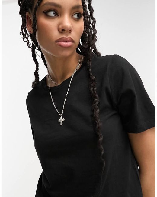 ONLY Black Crew Neck T-Shirt
